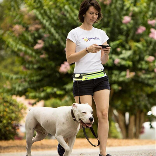 Hands-Free Dog Leash - Waist Training Belt