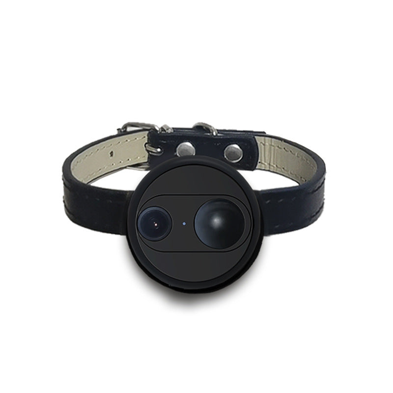 Live stream pet collar camera with night vision for dog POV adventures