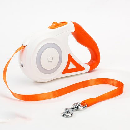 Retractable Dog Leash & Collar Set - Night Spotlight