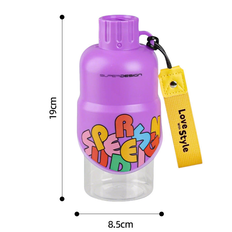 Foldable Silicone Pet Water Bottle - Leak-Proof Travel