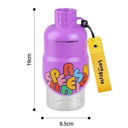 Foldable Silicone Pet Water Bottle - Leak-Proof Travel