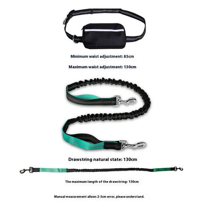 Retractable Dog Leash - Shock-Absorbing Hands-Free