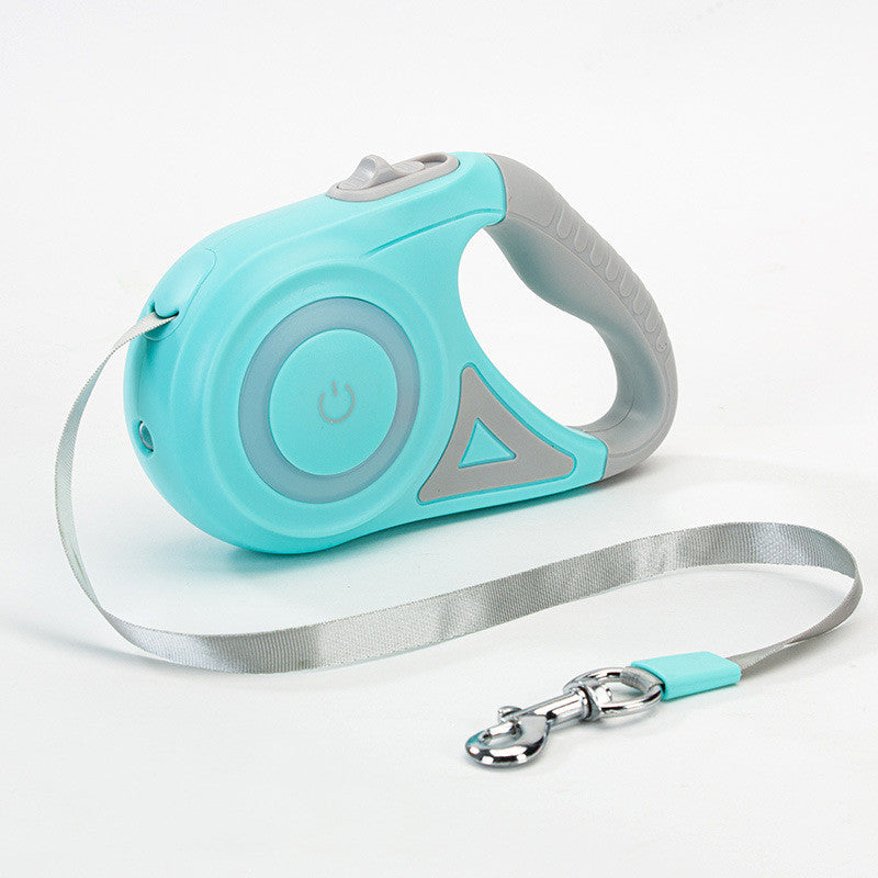Retractable Dog Leash & Collar Set - Night Spotlight
