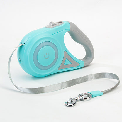 Retractable Dog Leash & Collar Set - Night Spotlight