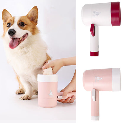 Dog Paw Washer Cup - Soft Silicone Cleaning Brush