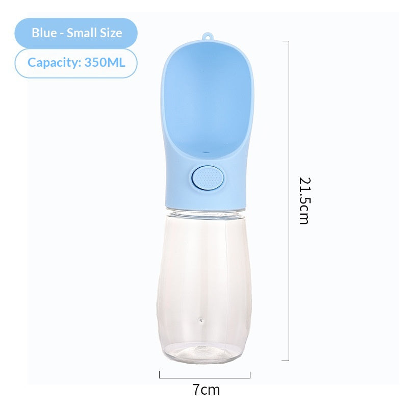 Portable Pet Water Bottle - 2-in-1 Drink & Store