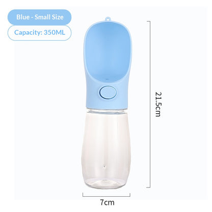 Portable Pet Water Bottle - 2-in-1 Drink & Store