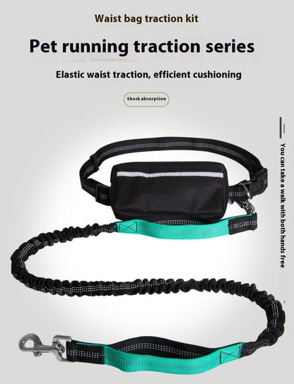 Retractable Dog Leash - Shock-Absorbing Hands-Free