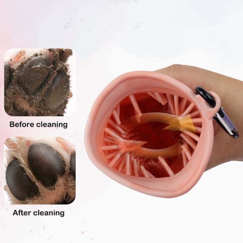2-in-1 Dog Paw Cleaner Cup - Portable Foot Washer
