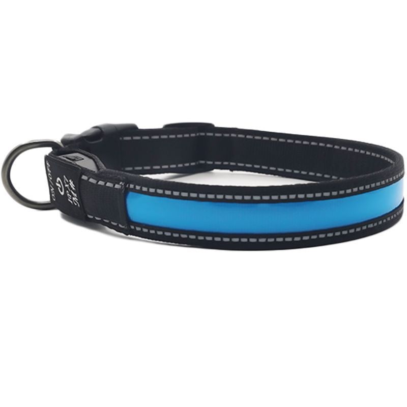 LED Dog Collar - Rechargeable Night Safety Light