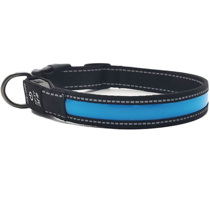 LED Dog Collar - Rechargeable Night Safety Light