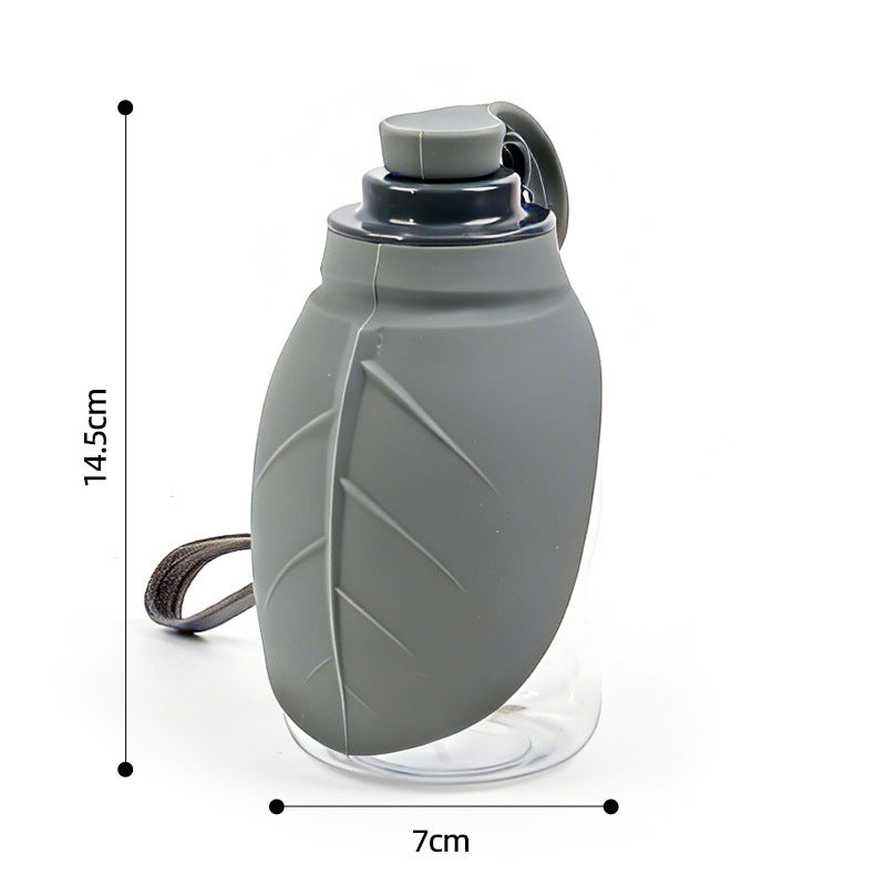 Foldable Silicone Pet Water Bottle - Leak-Proof Travel