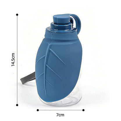 Foldable Silicone Pet Water Bottle - Leak-Proof Travel