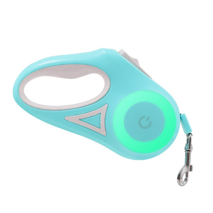 Retractable Dog Leash & Collar Set - Night Spotlight