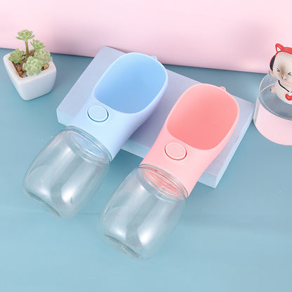 Portable Pet Water Bottle - 2-in-1 Drink & Store