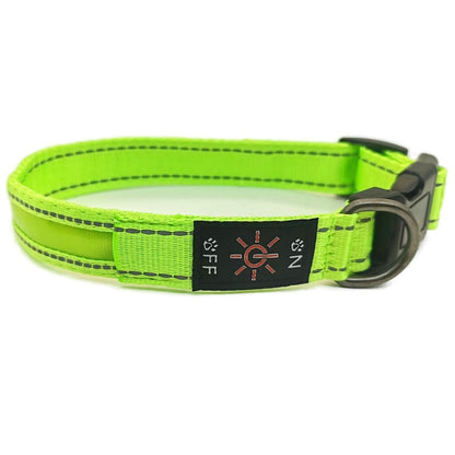 LED Dog Collar - Rechargeable Night Safety Light