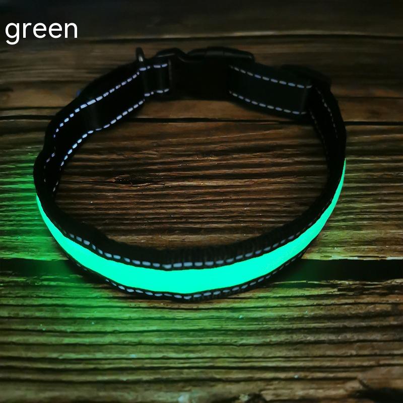 LED Dog Collar - Rechargeable Night Safety Light
