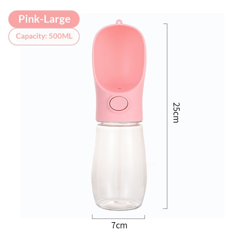 Portable Pet Water Bottle - 2-in-1 Drink & Store