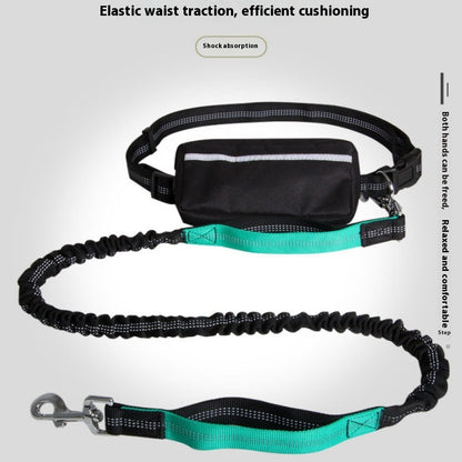 Retractable Dog Leash - Shock-Absorbing Hands-Free
