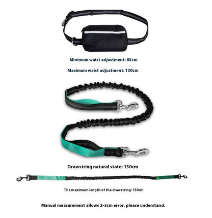 Retractable Dog Leash - Shock-Absorbing Hands-Free