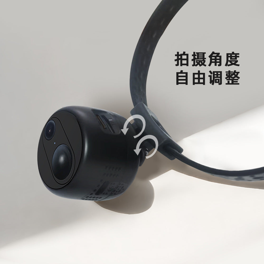 Live stream pet collar camera with night vision for dog POV adventures