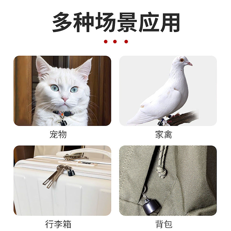 Global smart tracker for pets compatible with Apple Find My network