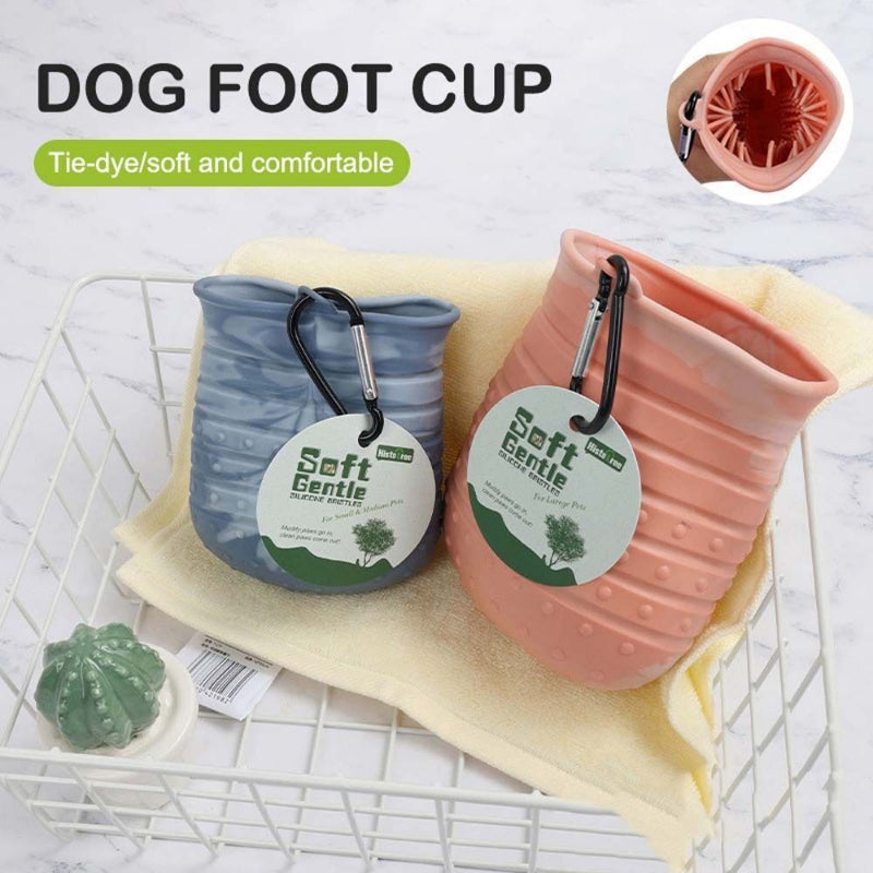 2-in-1 Dog Paw Cleaner Cup - Portable Foot Washer