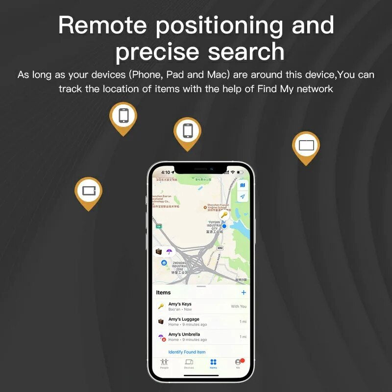 Bluetooth GPS Tracker for Pets - Find My Compatible