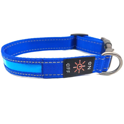 LED Dog Collar - Rechargeable Night Safety Light