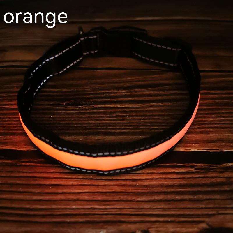LED Dog Collar - Rechargeable Night Safety Light