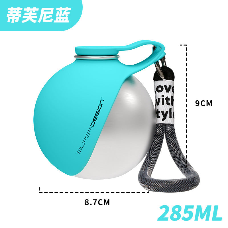 Foldable Silicone Pet Water Bottle - Leak-Proof Travel