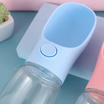 Portable Pet Water Bottle - 2-in-1 Drink & Store