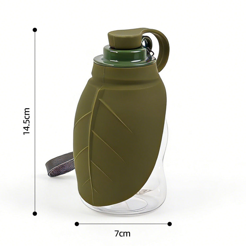 Foldable Silicone Pet Water Bottle - Leak-Proof Travel