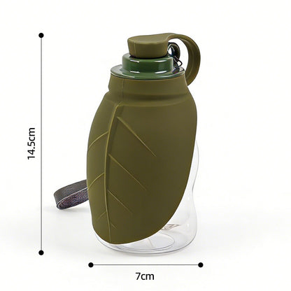Foldable Silicone Pet Water Bottle - Leak-Proof Travel